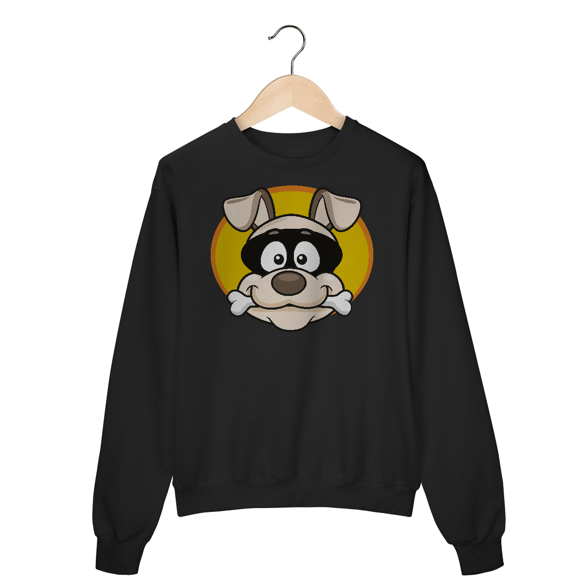 Nome do produto: Moletom Blusão Cão Bandido