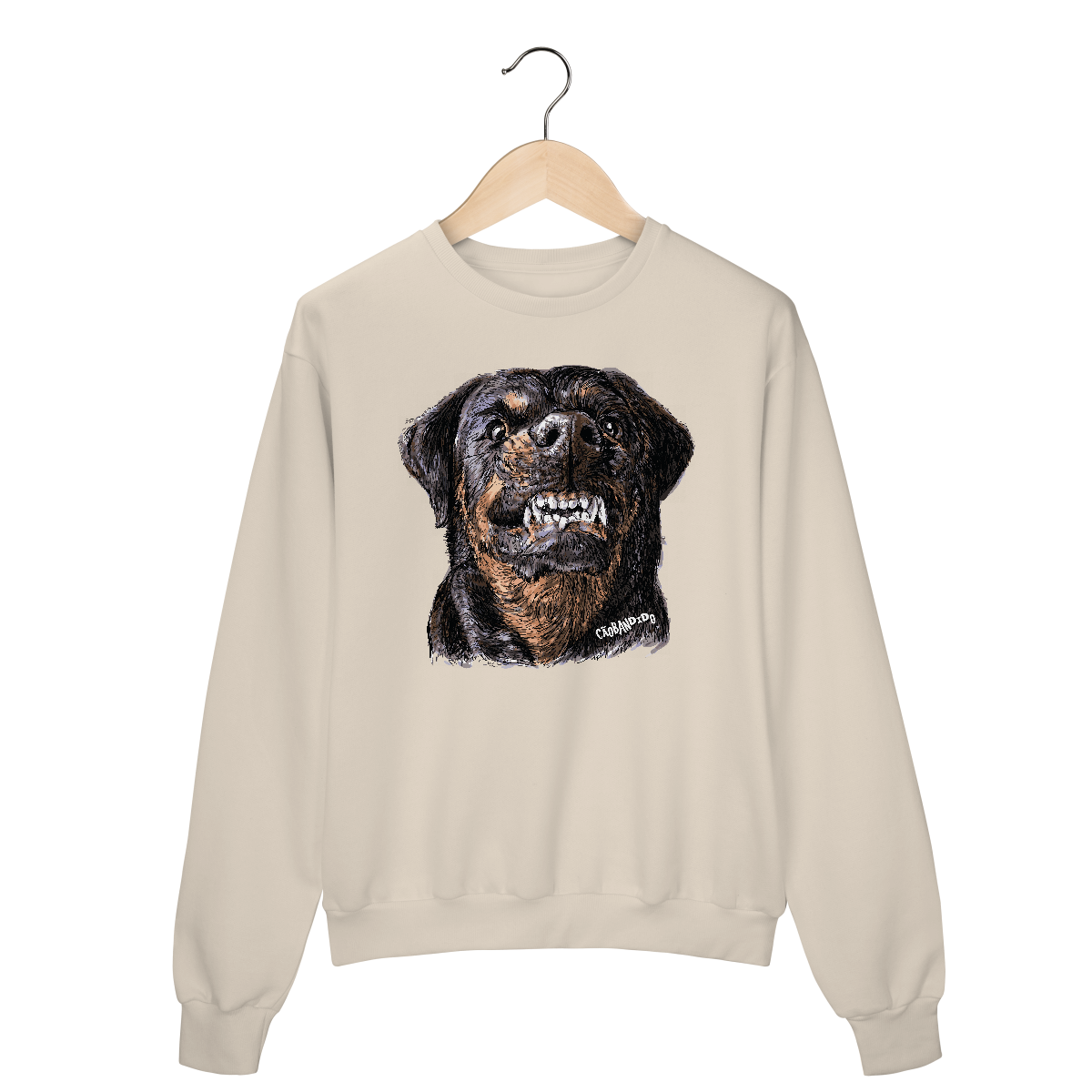 Nome do produto: Moletom Blusão Rottweiler Bravo