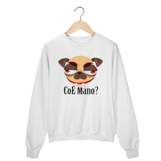 Moletom Blusão Pug CoÉ Mano
