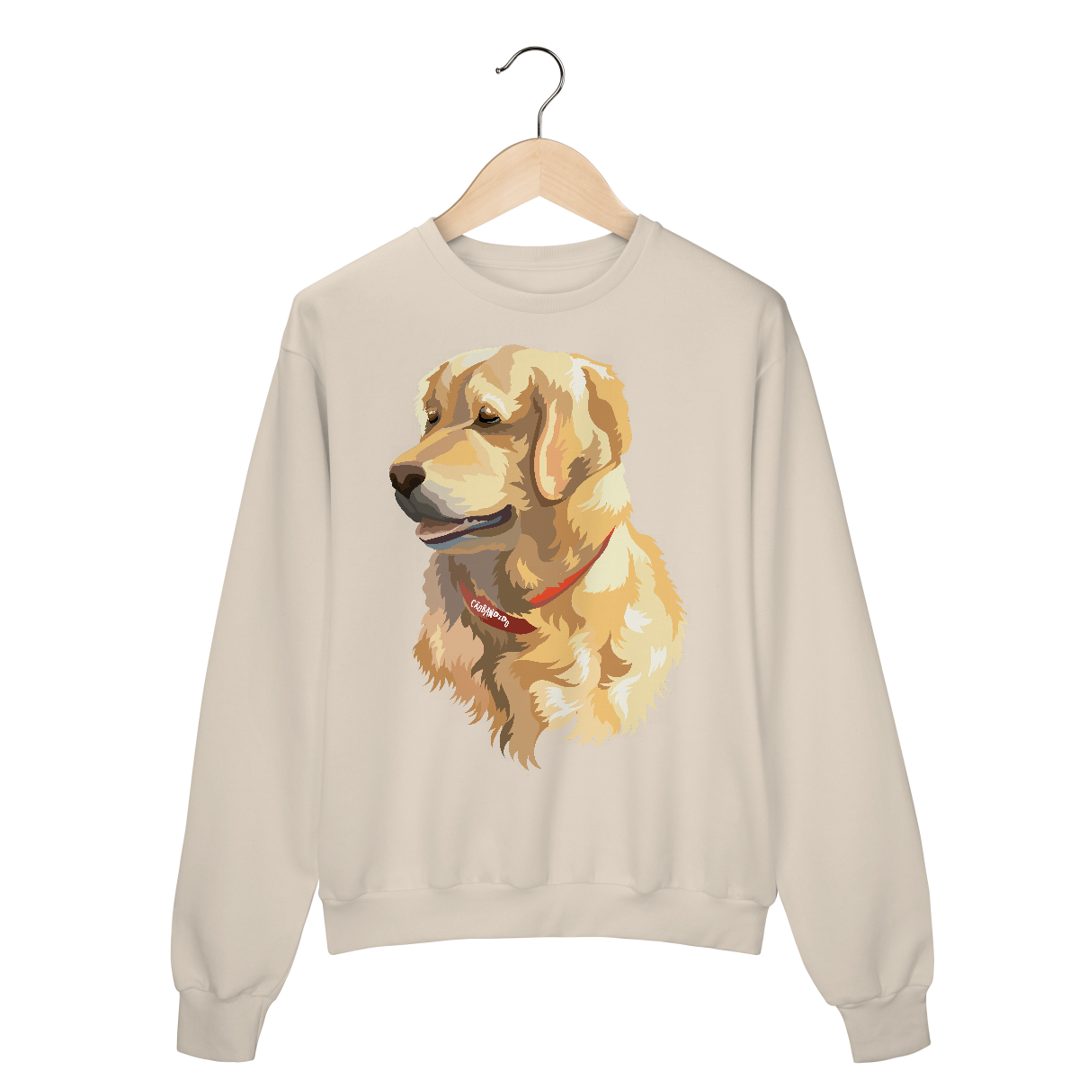 Nome do produto: Moletom Blusão Golden Retriever