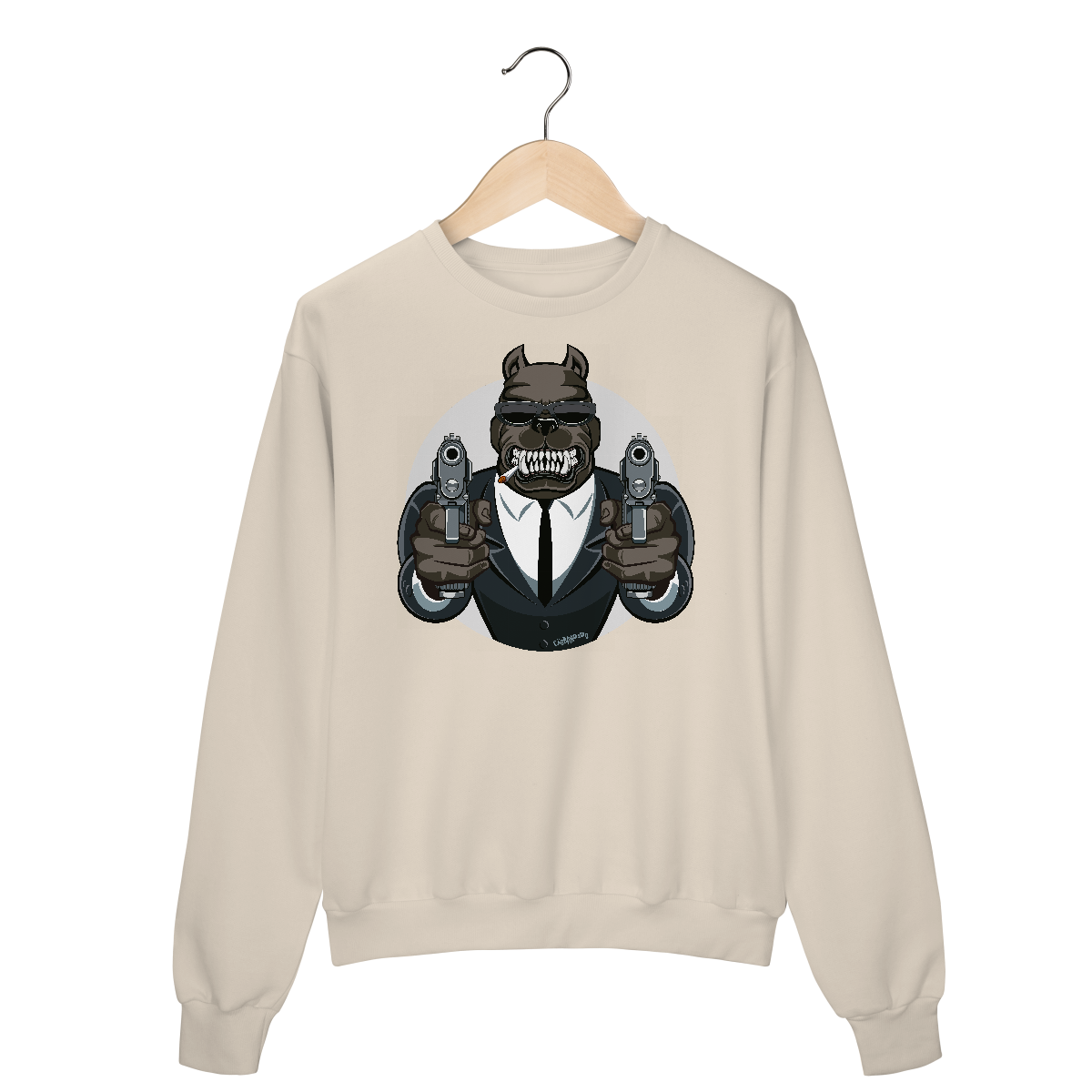 Nome do produto: Moletom Blusão Pitbull Mafioso