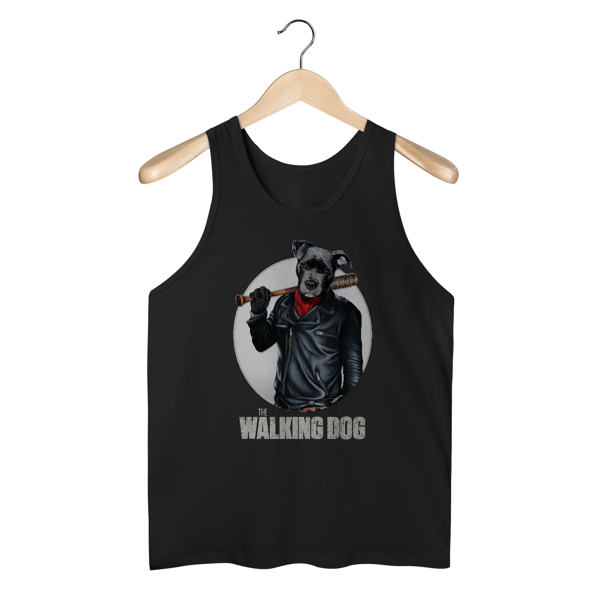 Nome do produto: Regata Cachorro The Walking Dog