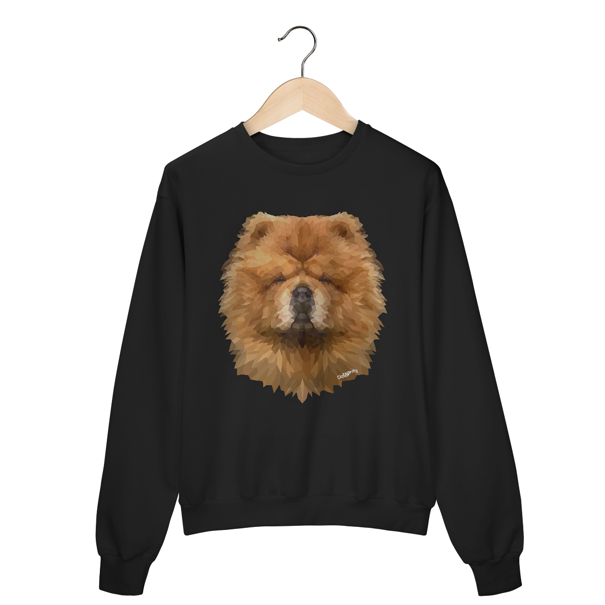 Nome do produto: Moletom Blusão Chow Chow Mosaico
