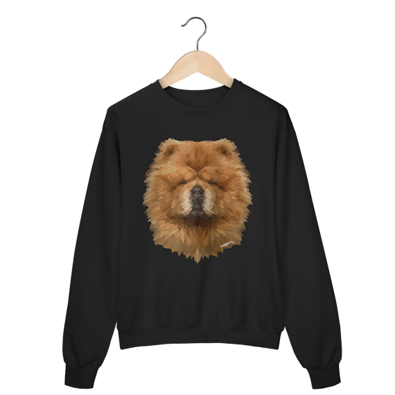 Moletom Blusão Chow Chow Mosaico