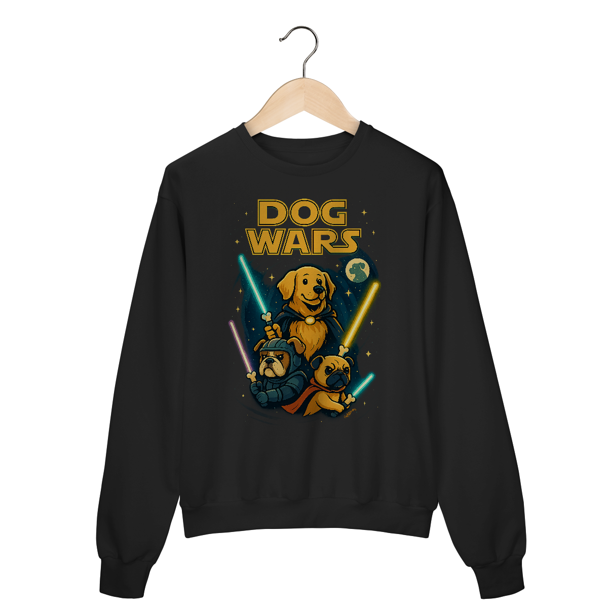 Nome do produto: Moletom Blusão Dog Wars