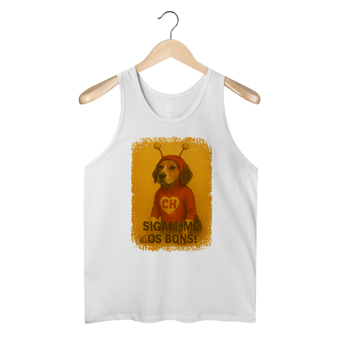 Nome do produto: Regata Cachorro Chapolin Colorado