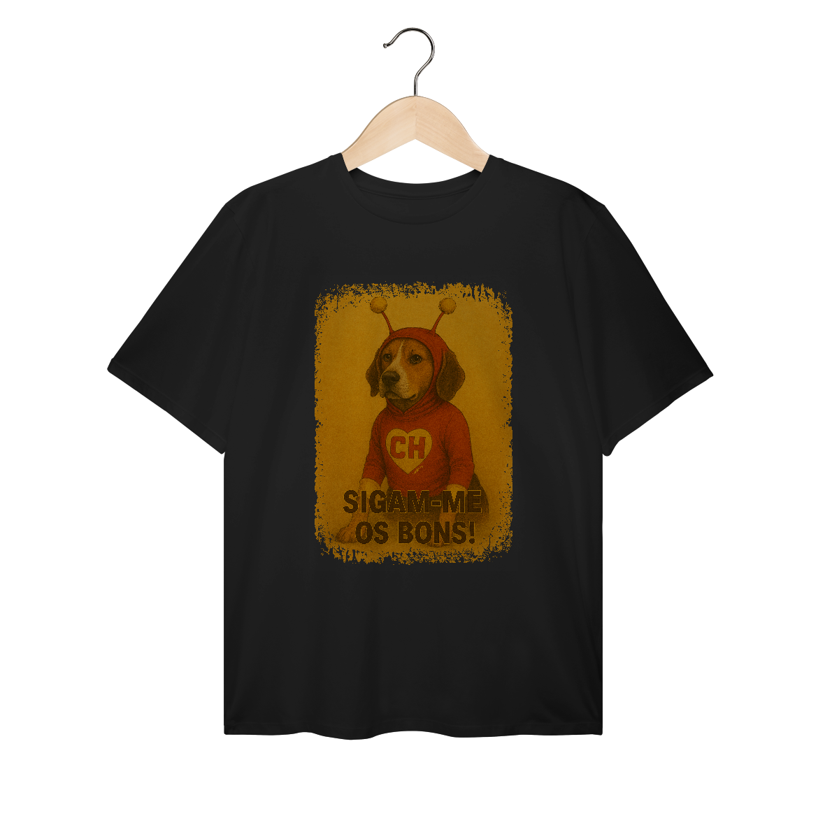 Nome do produto: Camiseta Plus Size Cachorro Chapolin Colorado