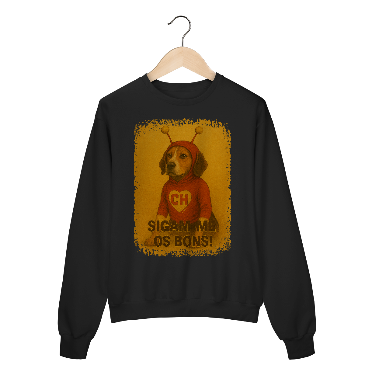 Nome do produto: Moletom Blusão Cachorro Chapolin Colorado
