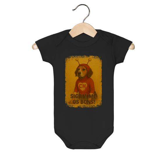 Body Bebê Cachorro Chapolin Colorado