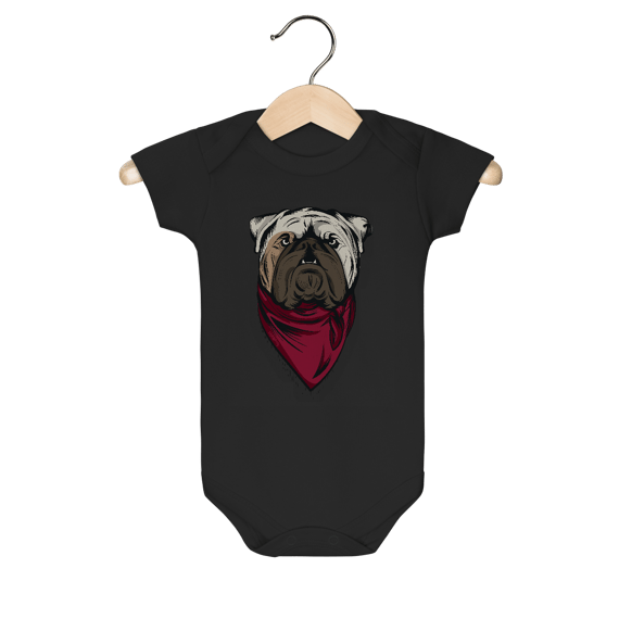 Body Bebê Bulldog Inglês