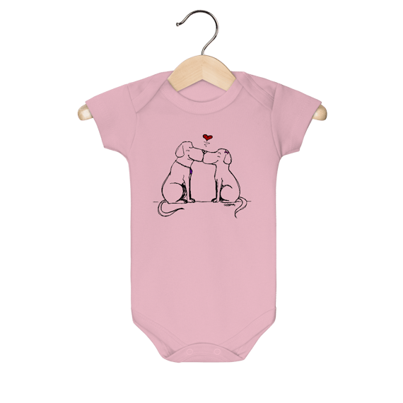 Body Bebê Cachorro Apaixonado