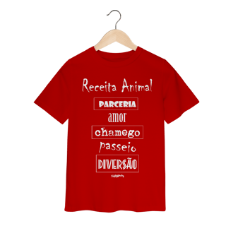 Nome do produto Camiseta Infantil Cachorro Receita Animal