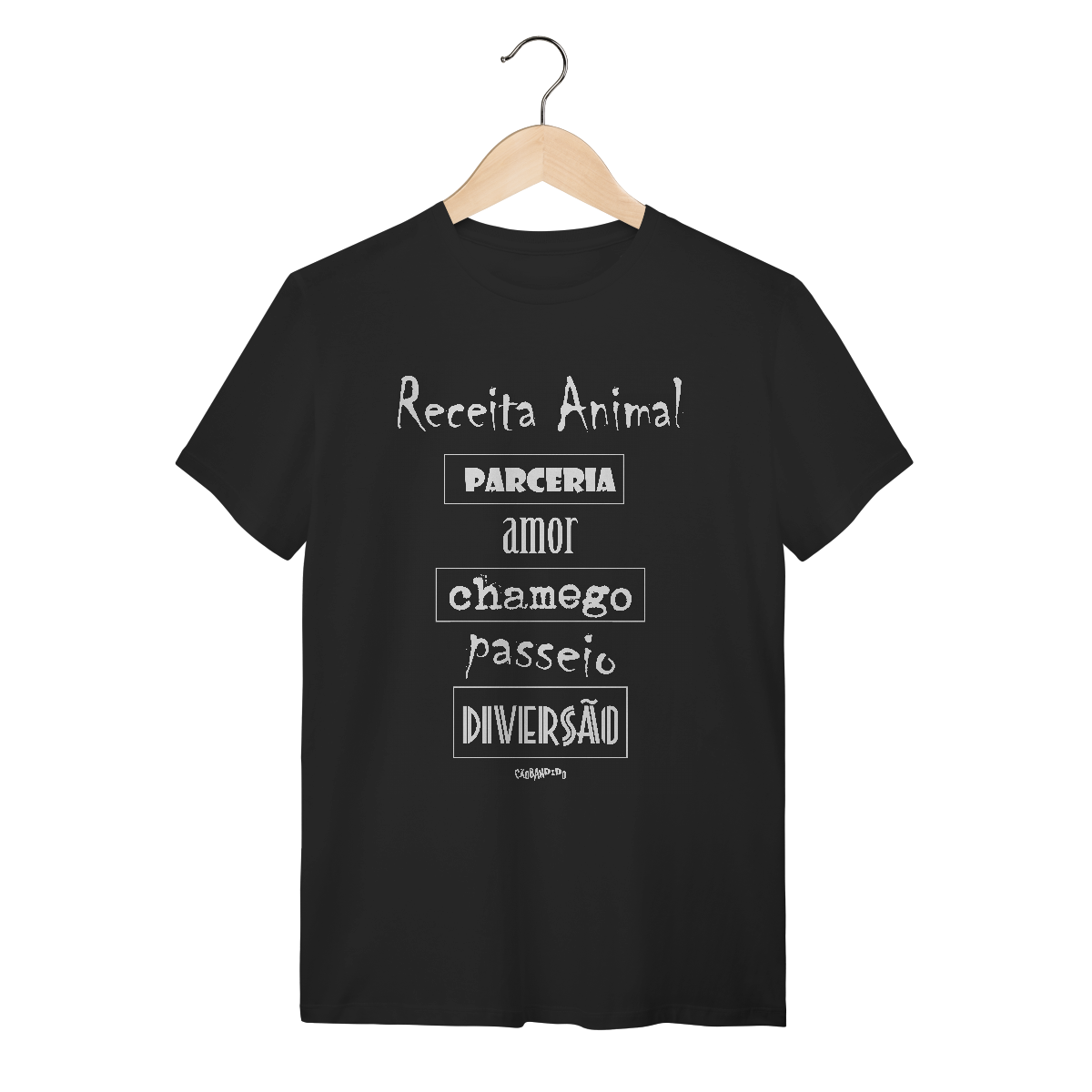 Nome do produto: Camiseta Cachorro Receita Animal