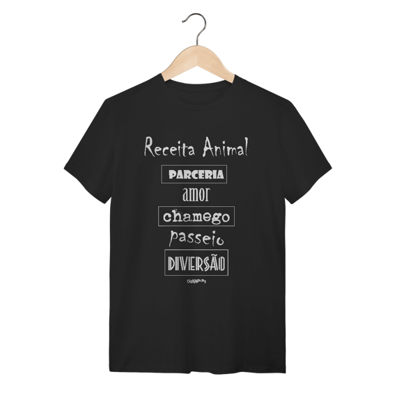 Camiseta Cachorro Receita Animal