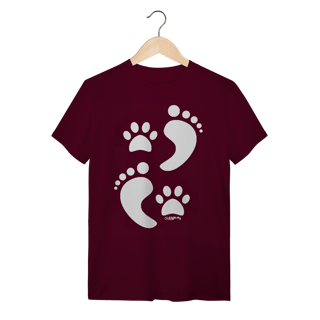 Nome do produto Camiseta Cachorro Pegadas