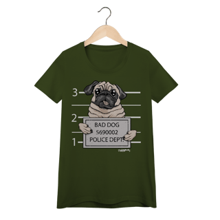 Nome do produto Baby Look Pug Bad Dog