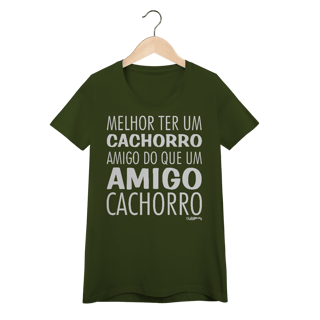 Nome do produto Baby Look Cachorro Amigo ou Amigo Cachorro