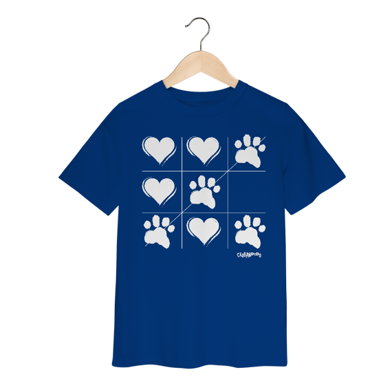 Camiseta Infantil Jogo da Velha