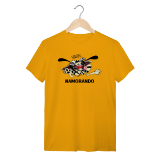 Nome do produto Camiseta Cachorro Status Namorando