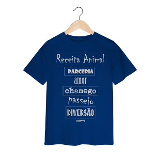 Nome do produto Camiseta Infantil Cachorro Receita Animal