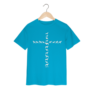 Nome do produto Camiseta Infantil Cachorro Cruz - Amizade Fiel