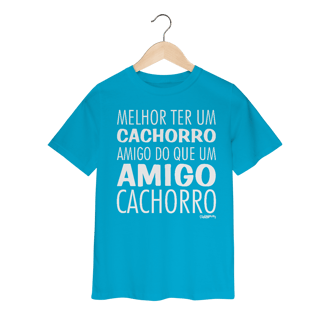 Nome do produto Camiseta Infantil Cachorro Amigo ou Amigo Cachorro
