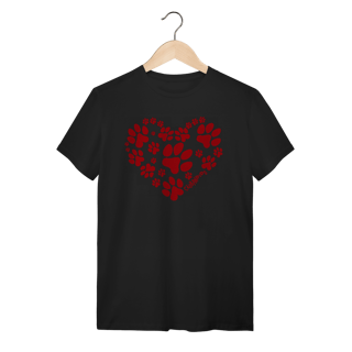 Nome do produto Camiseta Coração - I Love My Dog