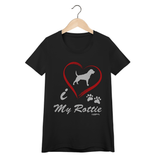 Nome do produto Baby Look Rottweiler - I Love My Rottie