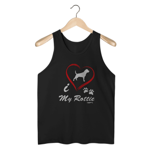 Nome do produto Regata Rottweiler - I Love My Rottie
