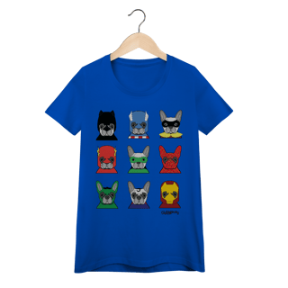 Nome do produto Baby Look Cachorros Super-Heróis