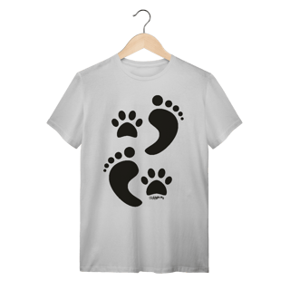 Nome do produto Camiseta Cachorro Pegadas