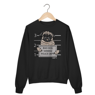 Nome do produto Moletom Blusão Pug Bad Dog