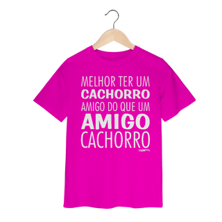 Nome do produto Camiseta Infantil Cachorro Amigo ou Amigo Cachorro