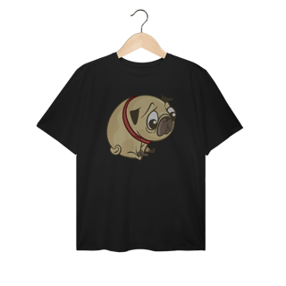 Nome do produto Camiseta Plus Size Pug Carente