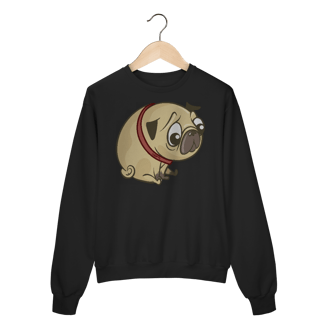 Nome do produto Moletom Blusão Pug Carente