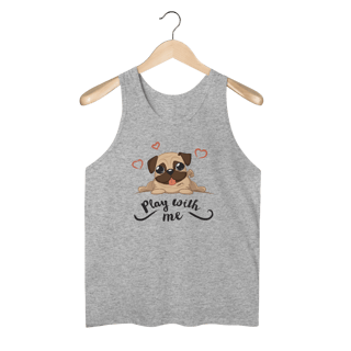 Nome do produto Regata Pug Play With Me