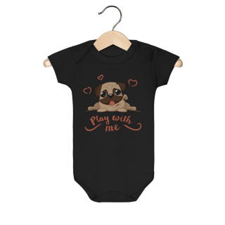 Nome do produto Body Bebê Pug Play With Me