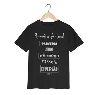 Nome do produto Camiseta Infantil Cachorro Receita Animal