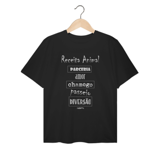 Nome do produto Camiseta Plus Size Cachorro Receita Animal