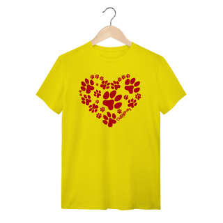 Nome do produto Camiseta Coração - I Love My Dog