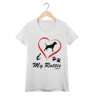 Nome do produto Baby Look Rottweiler - I Love My Rottie