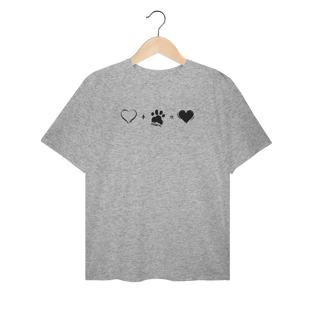 Nome do produto Camiseta Plus Size Amor Completo