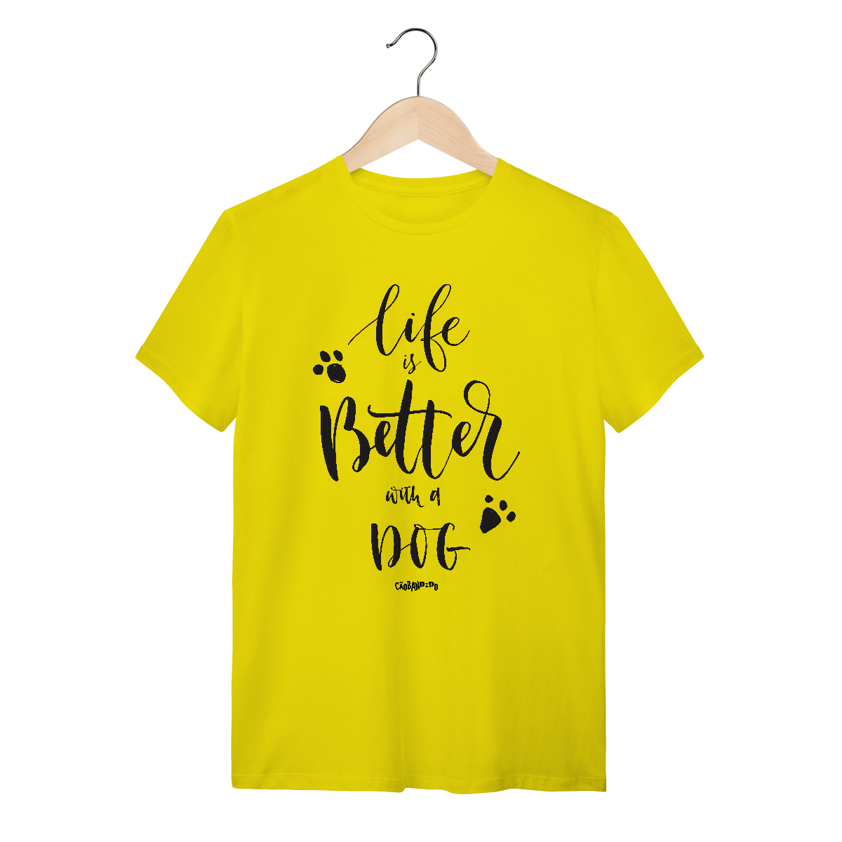 Nome do produto: Camiseta Life is Better With a Dog