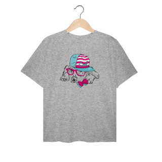 Nome do produto Camiseta Plus Size Cachorro Cool