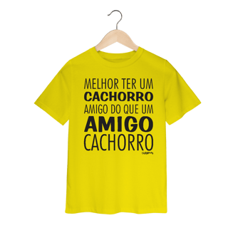 Nome do produto Camiseta Infantil Cachorro Amigo ou Amigo Cachorro