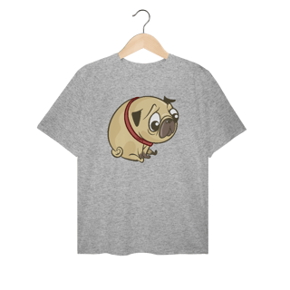 Nome do produto Camiseta Plus Size Pug Carente