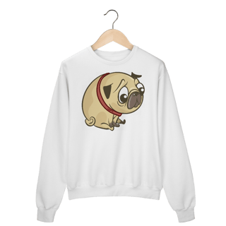 Nome do produto Moletom Blusão Pug Carente