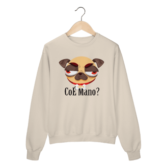 Nome do produto Moletom Blusão Pug CoÉ Mano