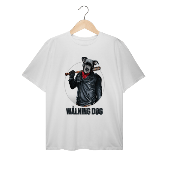 Camiseta Plus Size Cachorro The Walking Dog