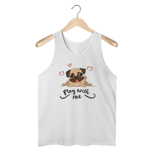 Nome do produto Regata Pug Play With Me